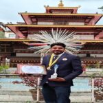 Indore 's sunil thakur honoured with international awards in bhutan