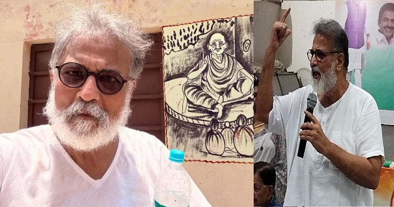 Mahatma Gandhi great grandson was prevented from speaking in Champaran
