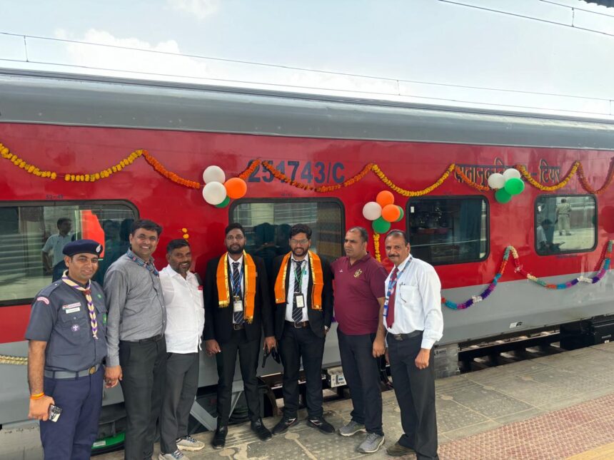 Udaipur Chandigarh new train service started