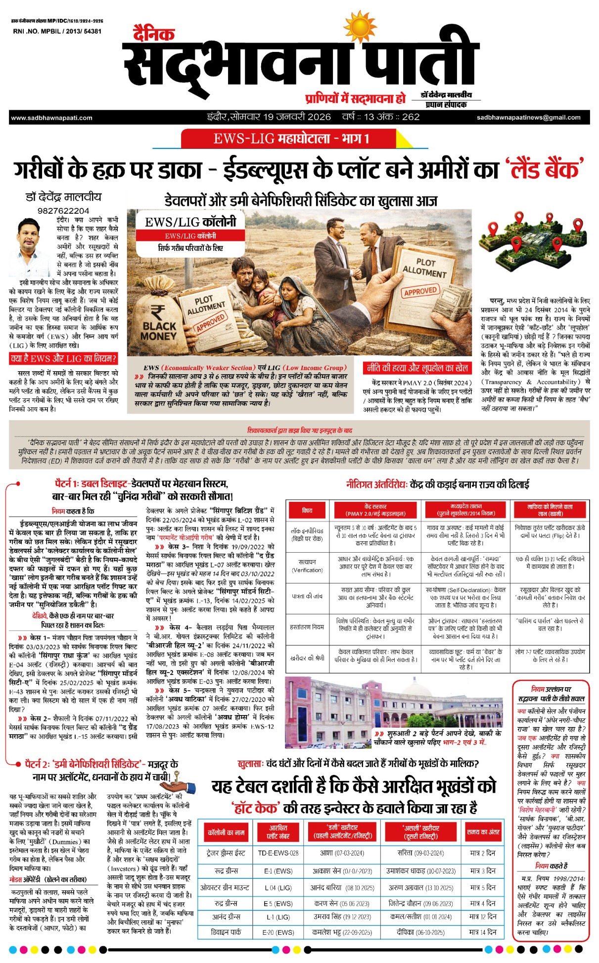 EWS LIG Plots in indore