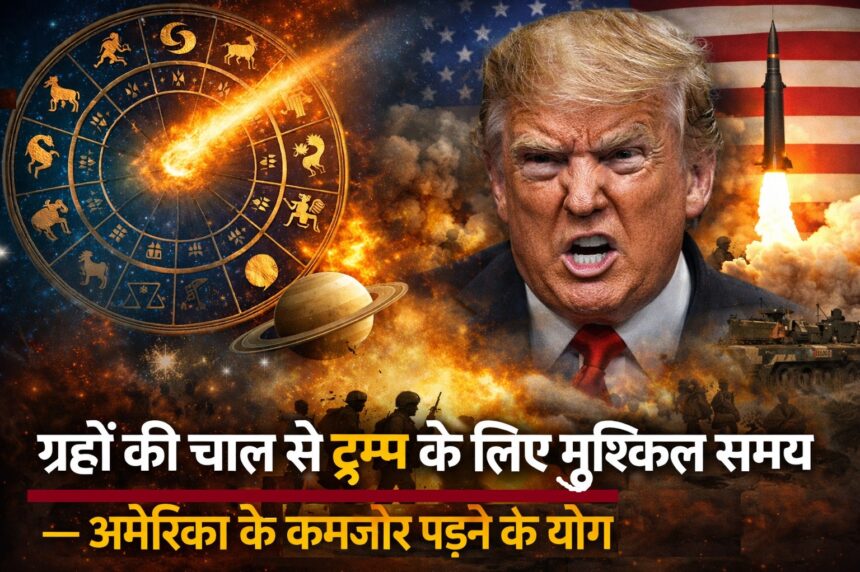 ग्रहों की चाल से ट्रंप के लिए मुश्किल समय के संकेत - ज्योतिषाचार्य  श्री विनोद जैन (प्रभु)
