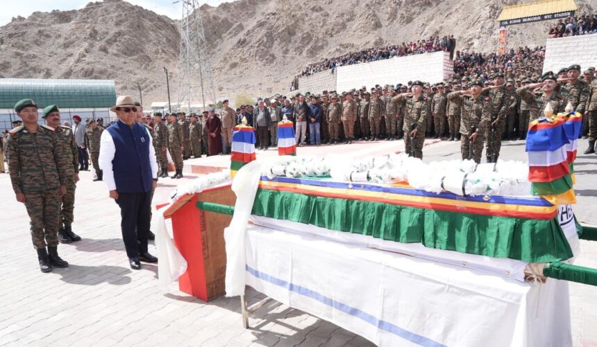 A final farewell to the Lion of Ladakh